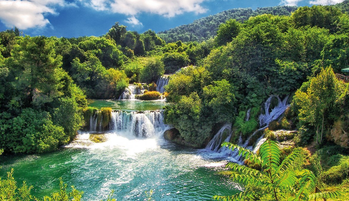 Der Krka-Nationalpark bei Šibenik in Kroatien &copy; mojolo - stock.adobe.com