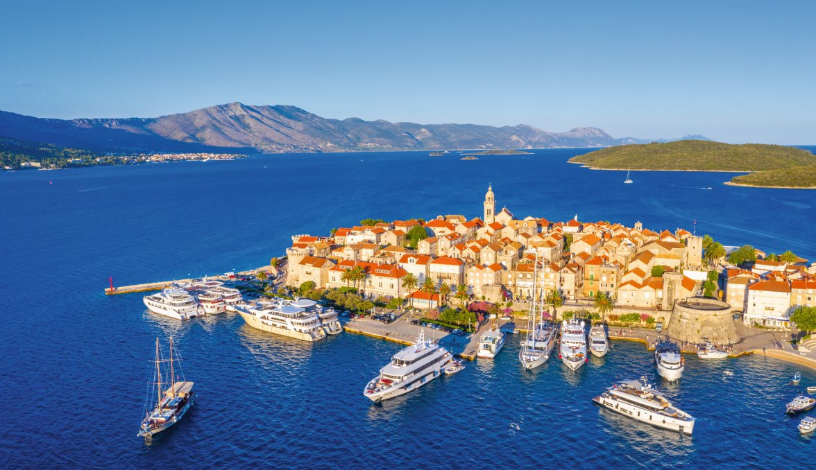 Blick auf Korcula &copy; dudlajzov - stock.adobe.com