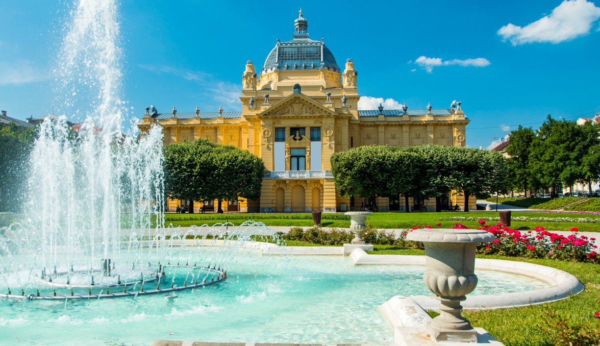Kunstpavillon in Zagreb &copy; ilijaa - stock.adobe.com