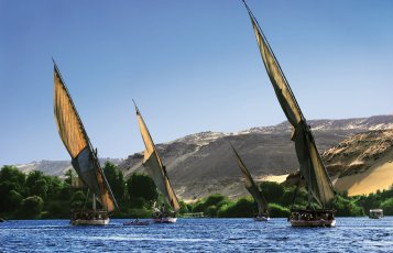 Feluken auf dem Nil bei Assuan &copy; WitR-fotolia.com