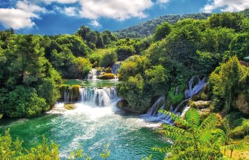 Der Krka-Nationalpark bei Šibenik in Kroatien &copy; mojolo - stock.adobe.com