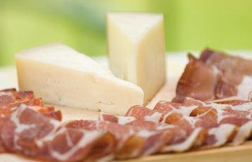 Schinken und Käse