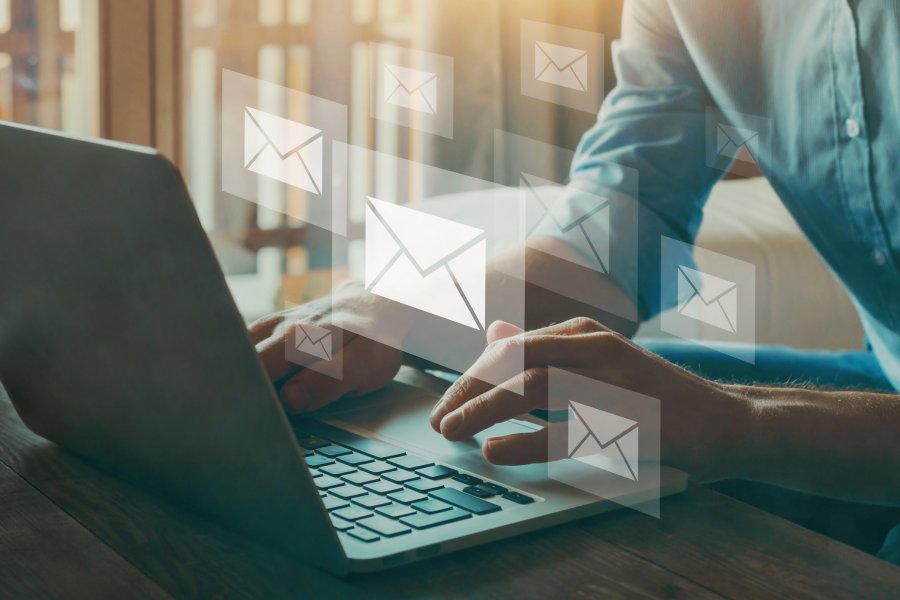email marketing concept, company sending many e-mails or digital &copy; Song_about_summer - stock.adobe.